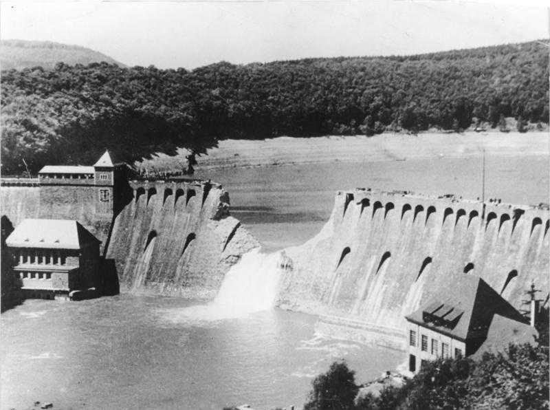 Eder Dam breach