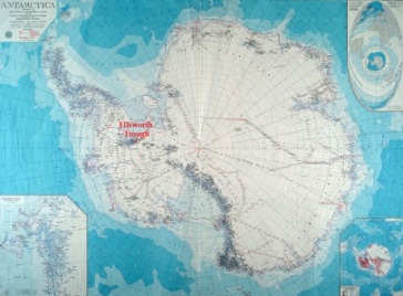 The antarctic is arguably owned by 7 different countries. The Antarctic ice is mostly uncharted territory. 